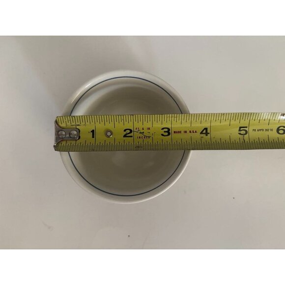 MIKASA Intaglio Arabella Tulip Design 8 oz. Flat Coffee Tea Mugs Set of 5 - Picture 6 of 7